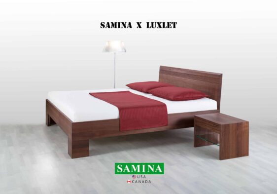 SAMINA x Luxlet - Laura Decor Style Bed Frame with SAMINA sleep system