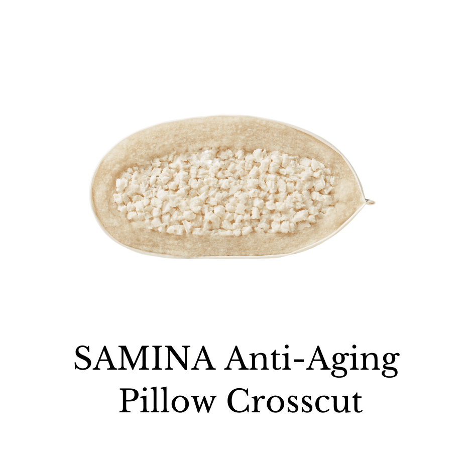 Anti-Aging Pillow crosscut filling