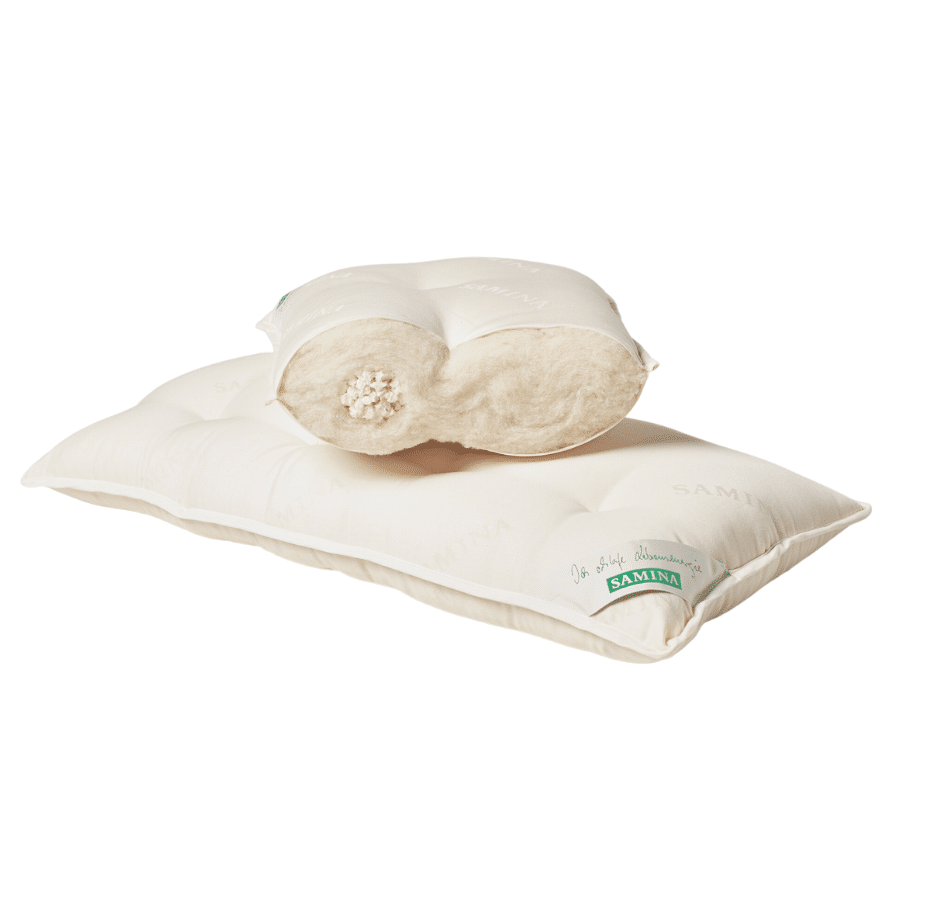 Balance Pillow by SAMINA Balance pillow features a core of natural rubber on one side.