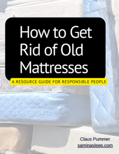 How to Get Rid of Old Mattresses