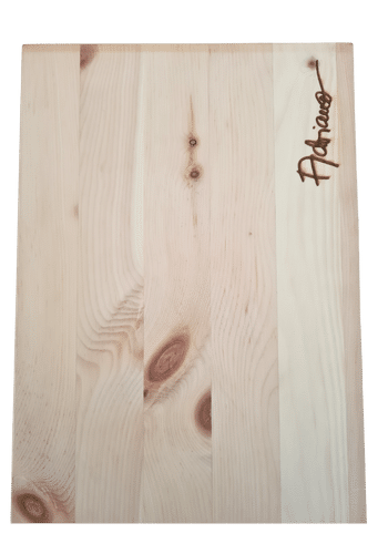 Sample of Swiss Pine wood for Adriano bed frame